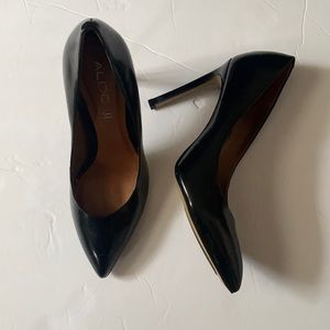 Black Also heels 7.5